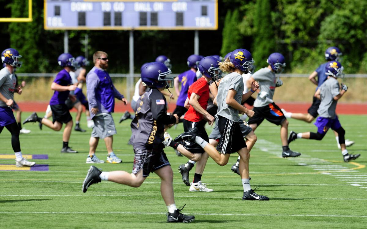 First day of Pirate football