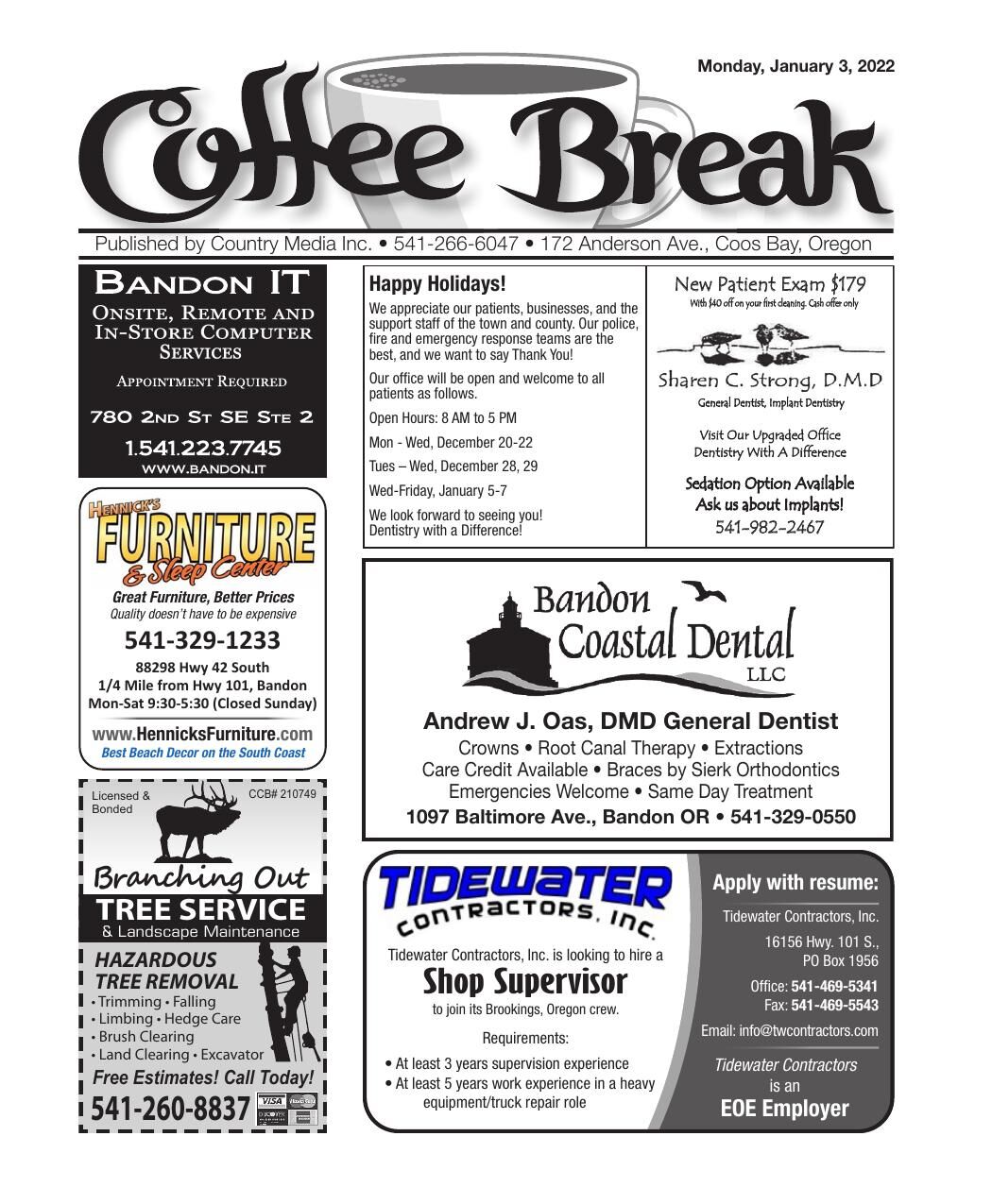 Coffee Break 01/03/22