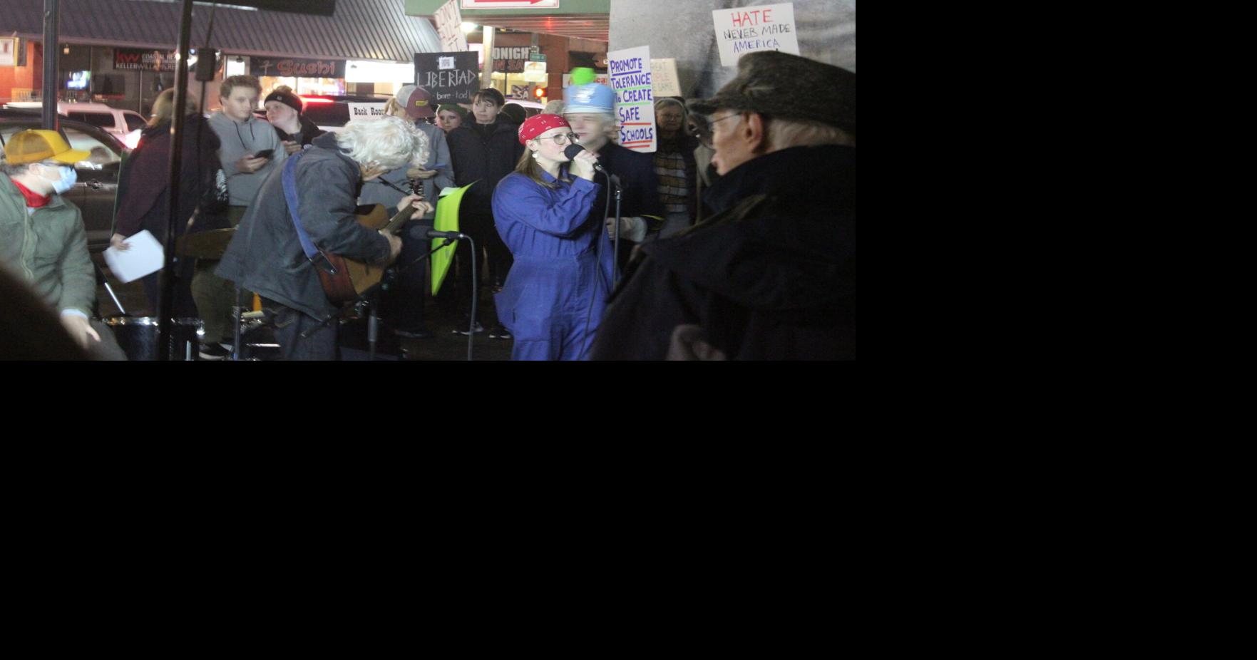Joyful Noise: Peaceful Pre-Way Protest Counters Traveling Turning Point USA Event