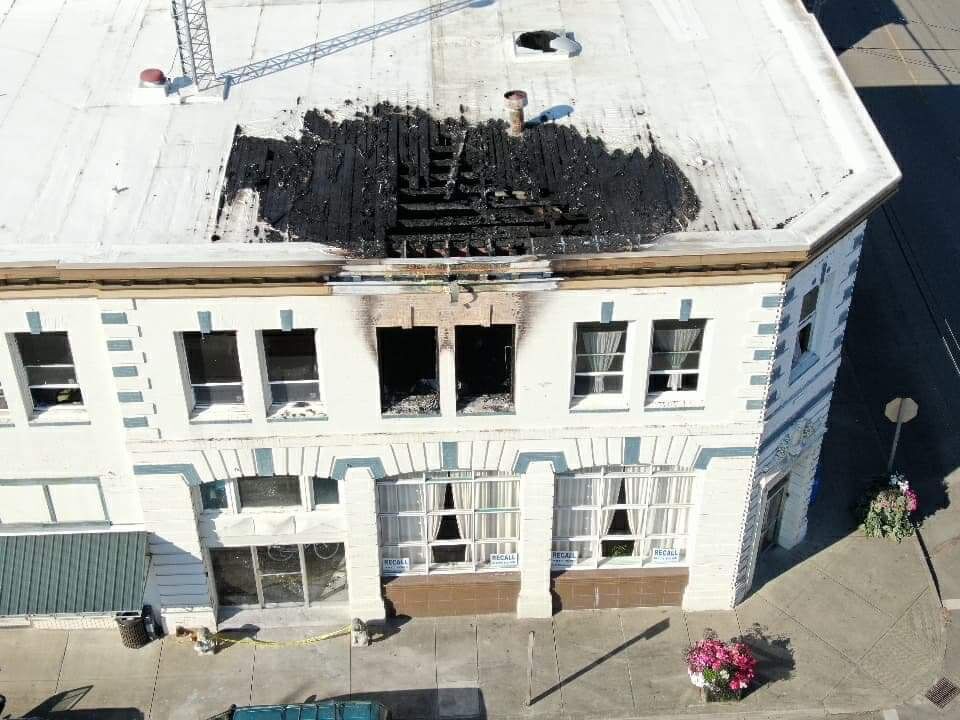 Fire in Coquille's historic Sherwood Building displaces eight residents