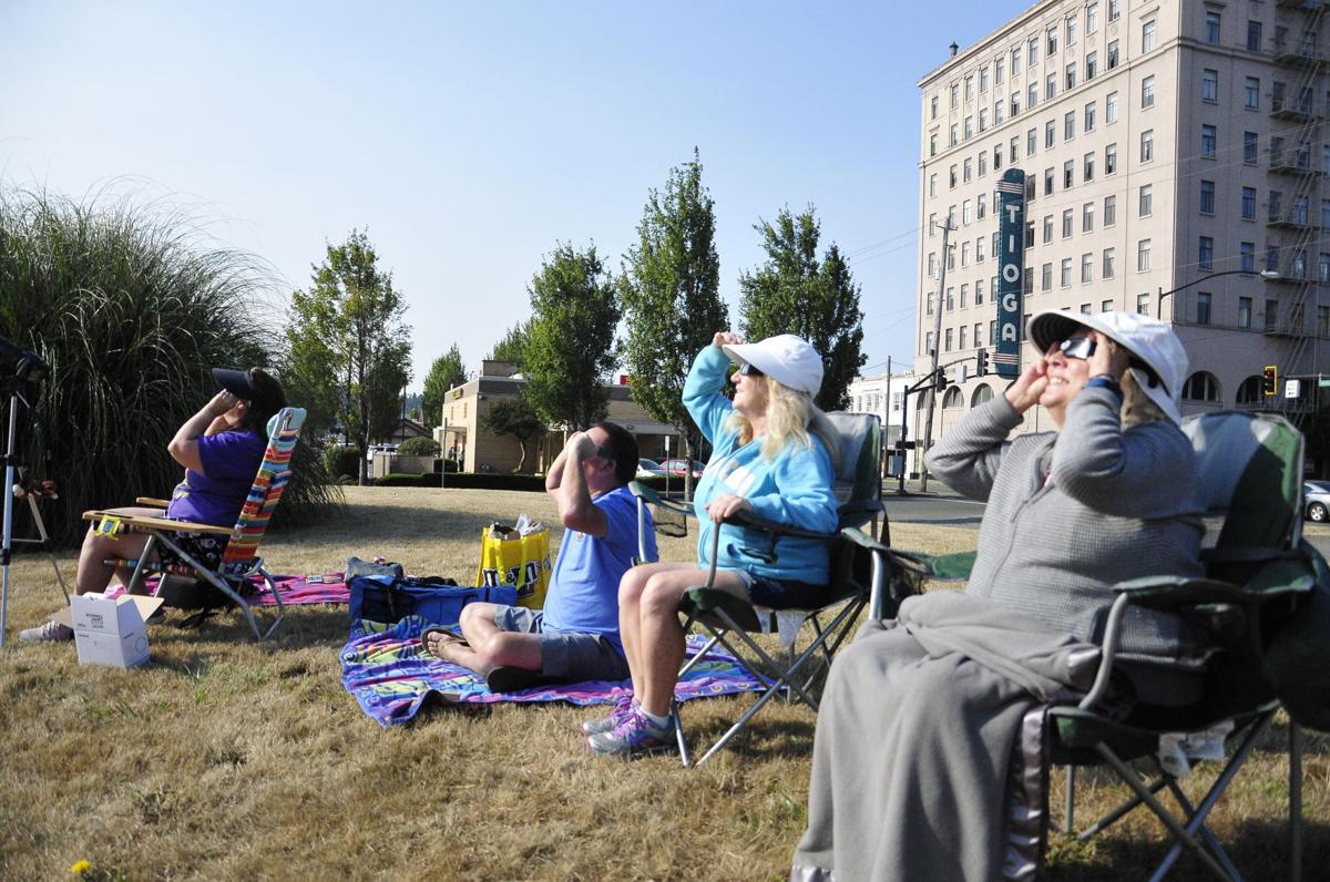 Eclipse tourists