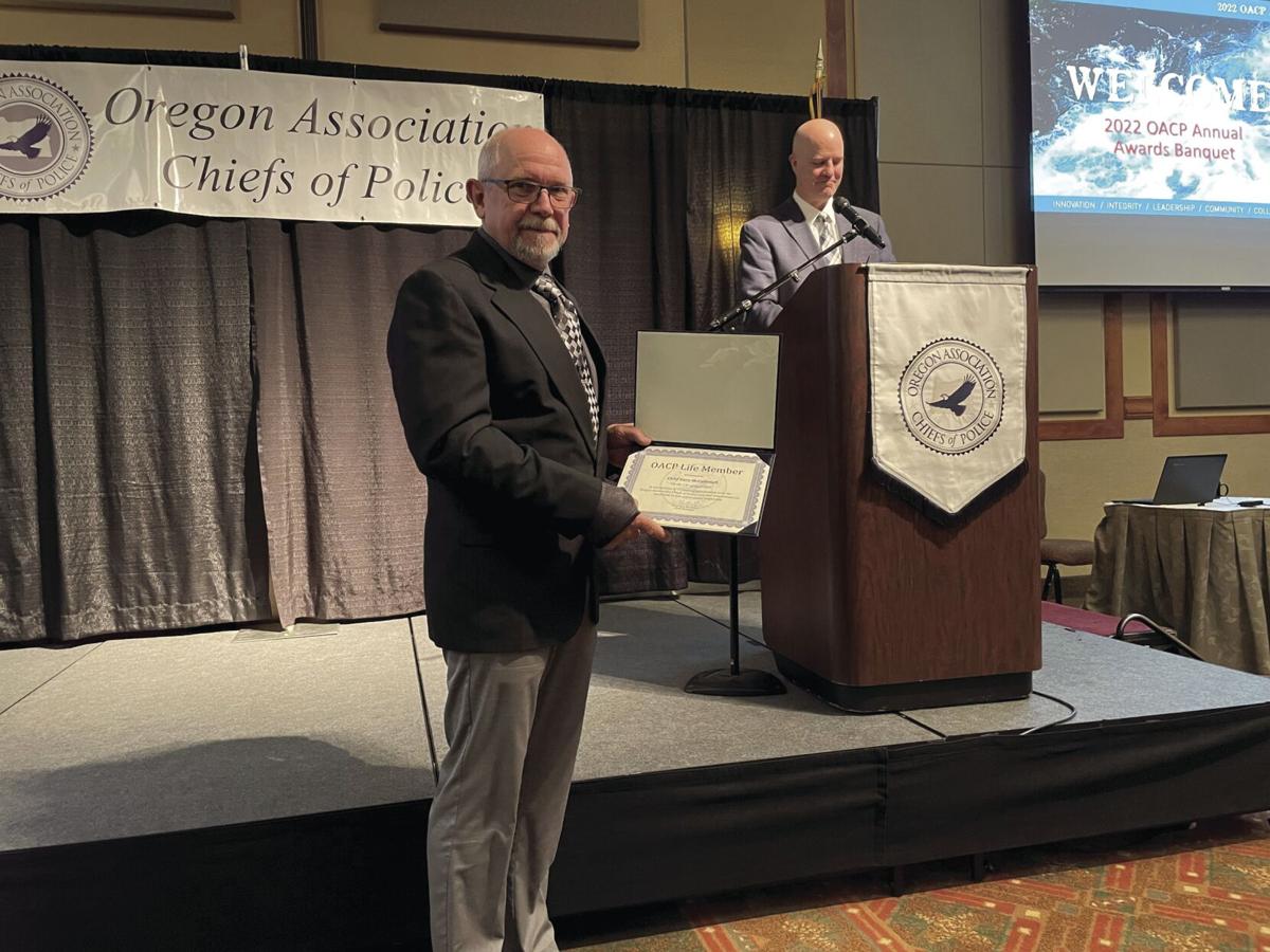 Gary McCullough honored by Oregon Association of Chiefs of Police | Local  News | theworldlink.com