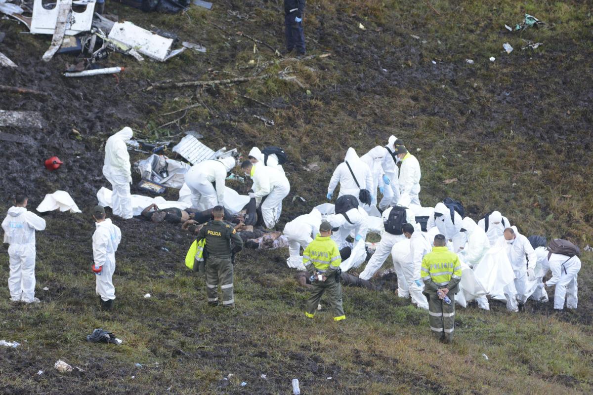 Brazilian soccer team's plane crashes in Colombia; 75 dead