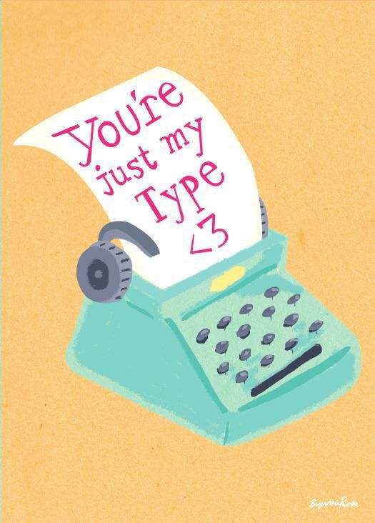 Valentines Day Card Just My Type