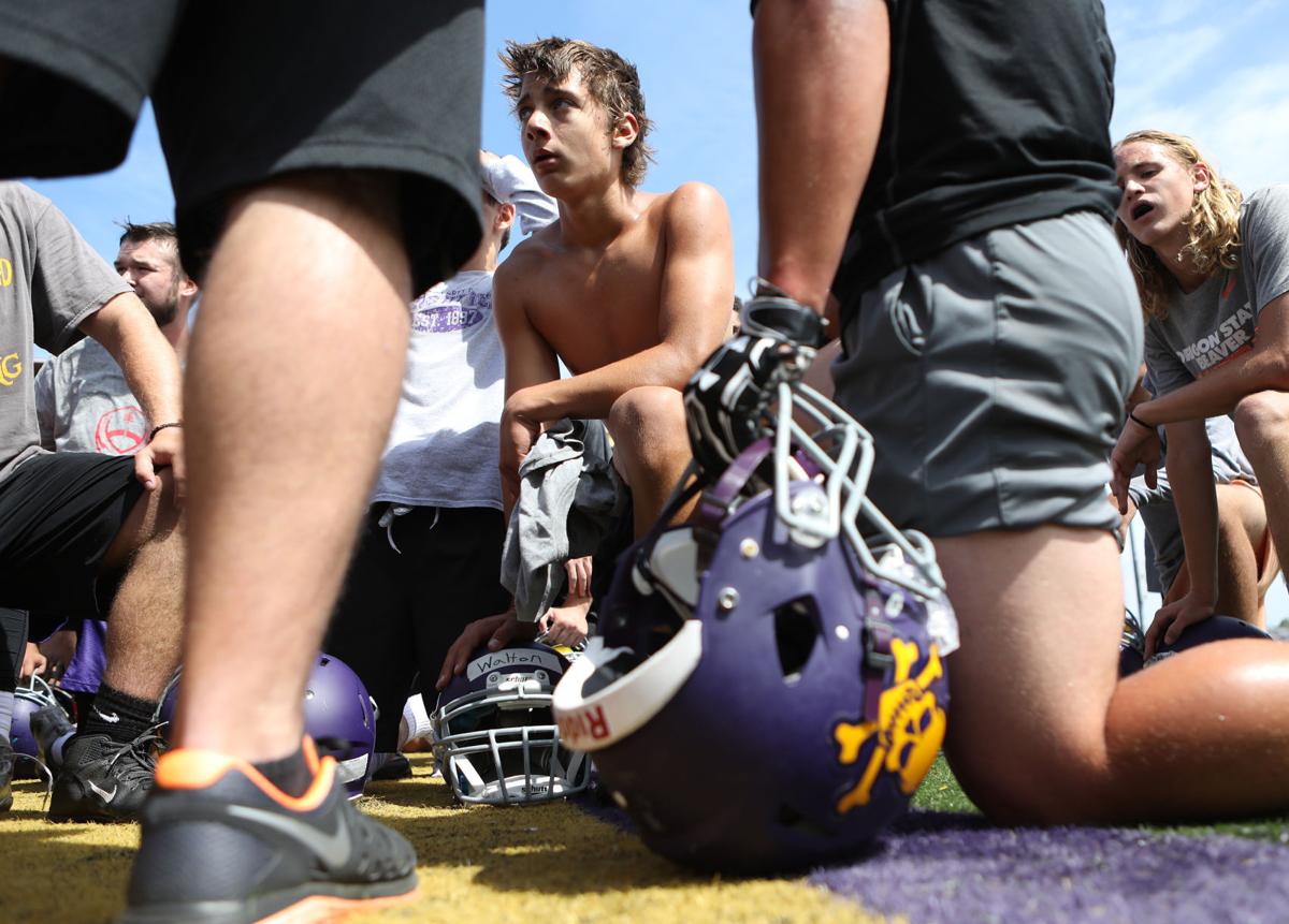 First day of Pirate football