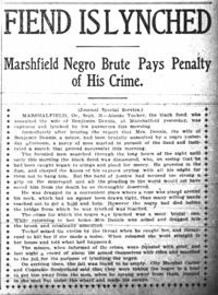 lynching marshfield coos memorialize alonzo remembering theworldlink