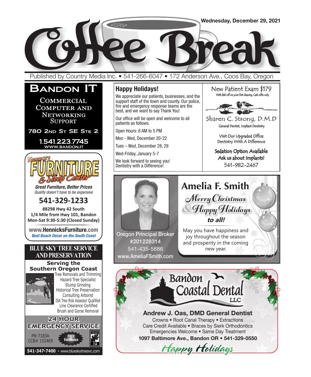 December 29, 2021 Coffee Break