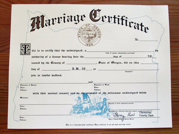 ector county marriage license