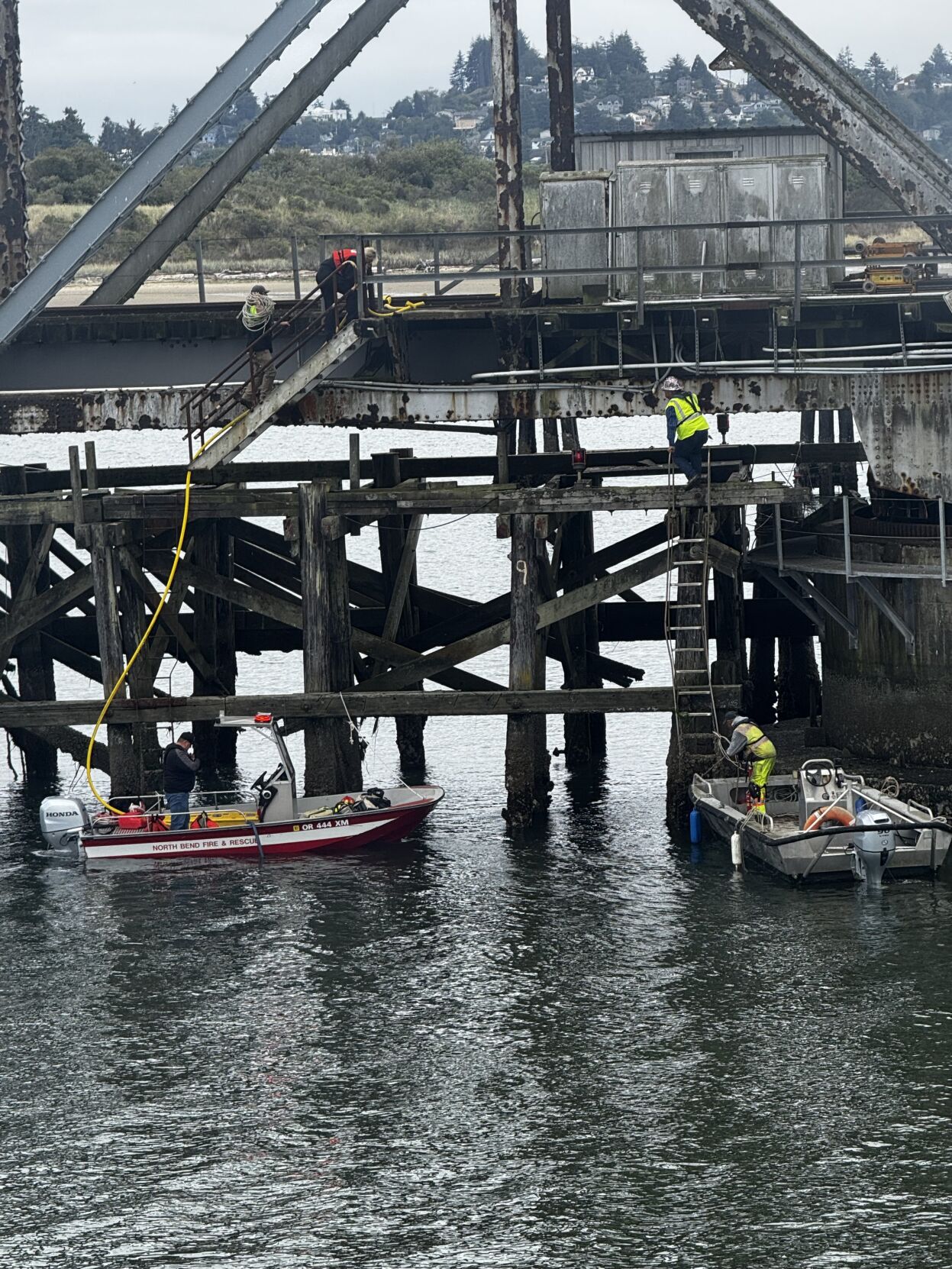 North Bend swing span bridge goes up in flames | News