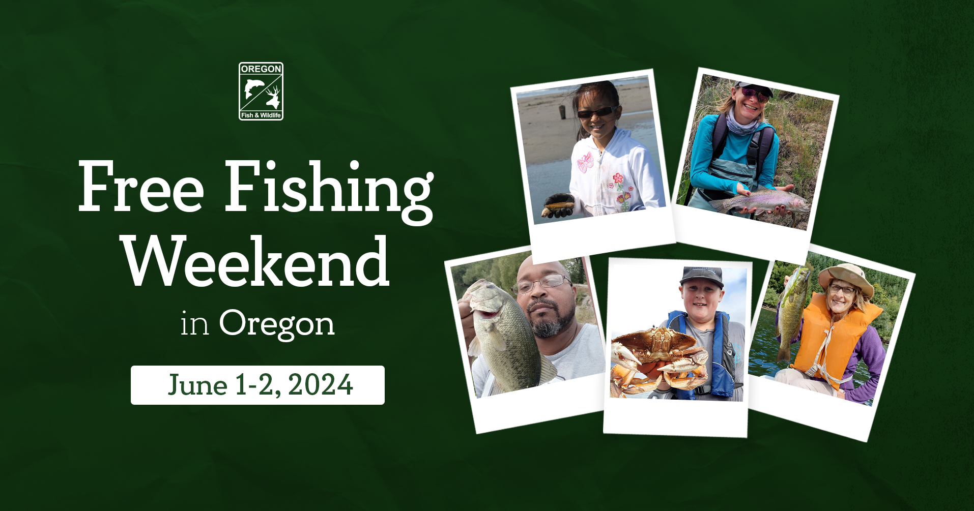 Fish, clam and crab for free during Free Fishing Weekend June 1-2 - Vimarsana News