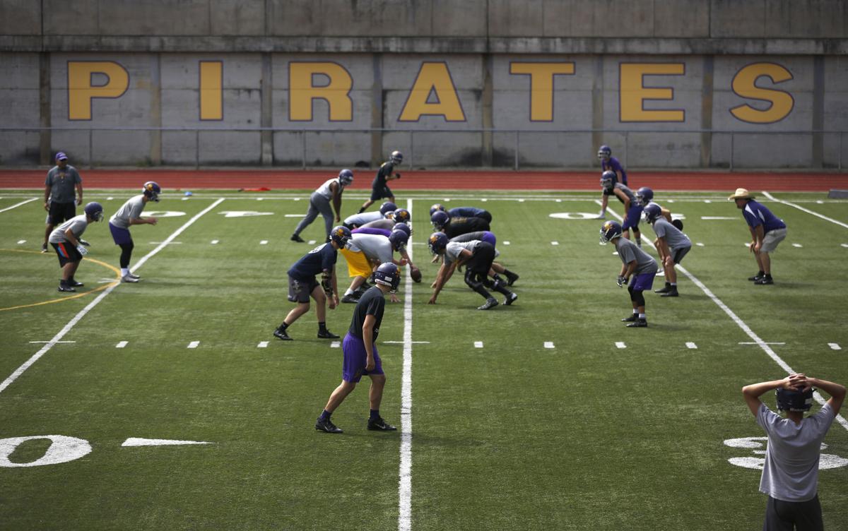 First day of Pirate football