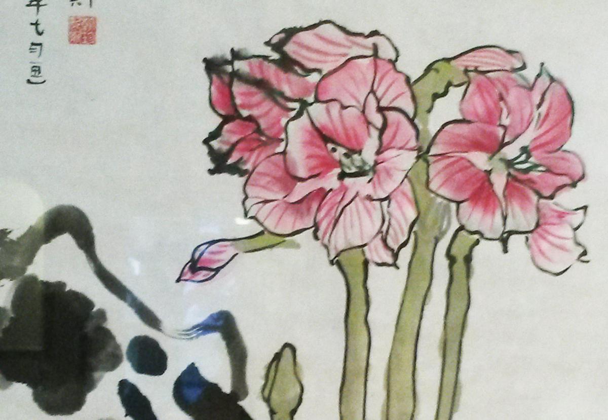 Chinese Brush Paintings At Library Art Gallery Entertainment