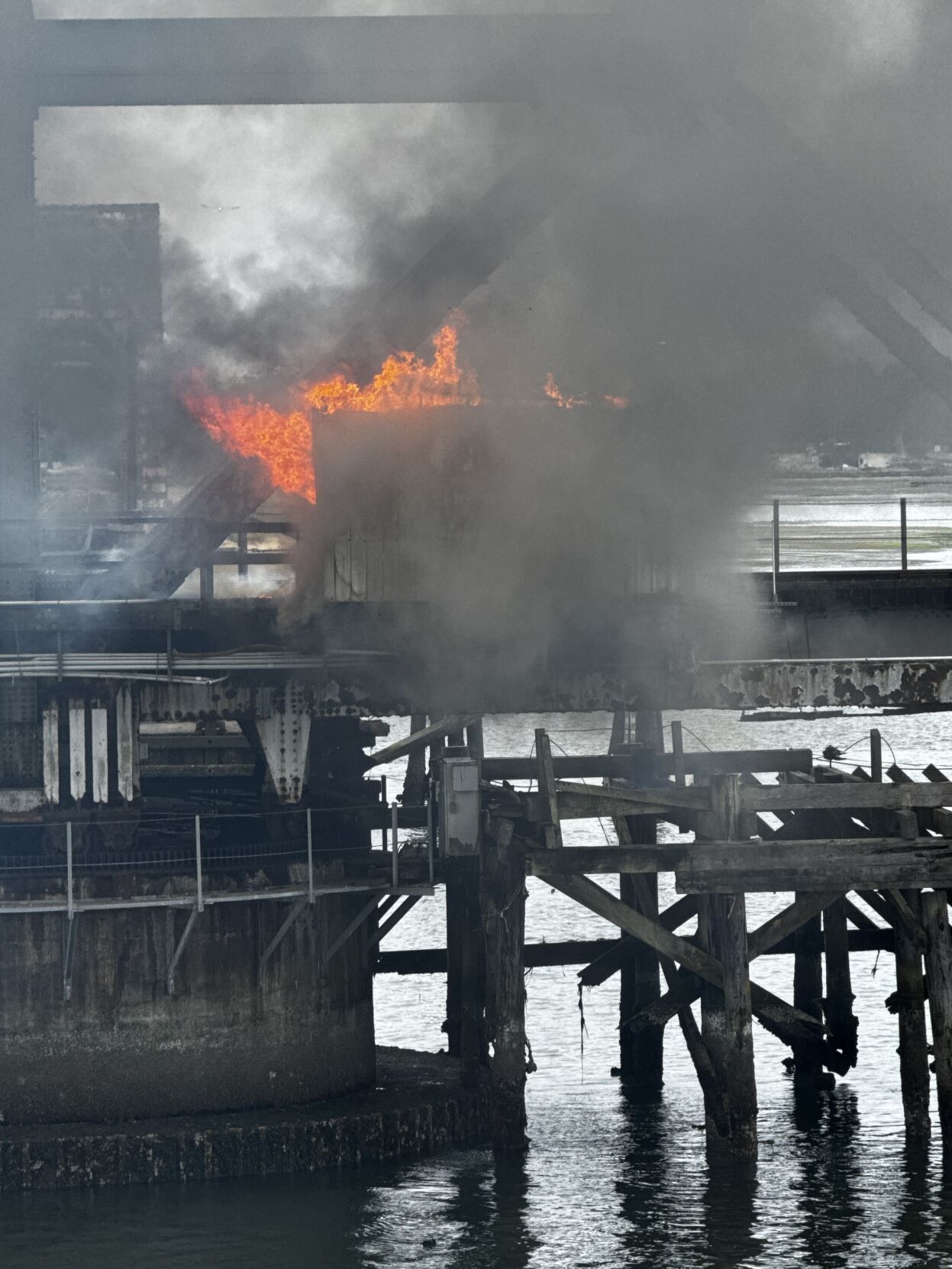 North Bend swing span bridge goes up in flames | News