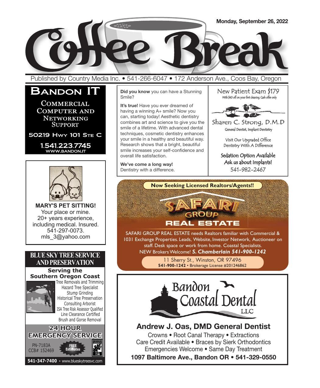 Coffee Break 09/26/22