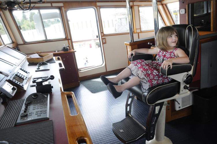 Sause Bros. tug Black Hawk to the fleet with a party Local