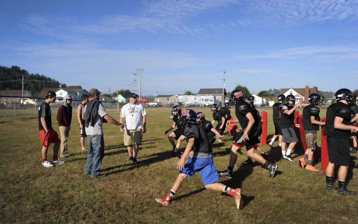 First day of Reedsport football