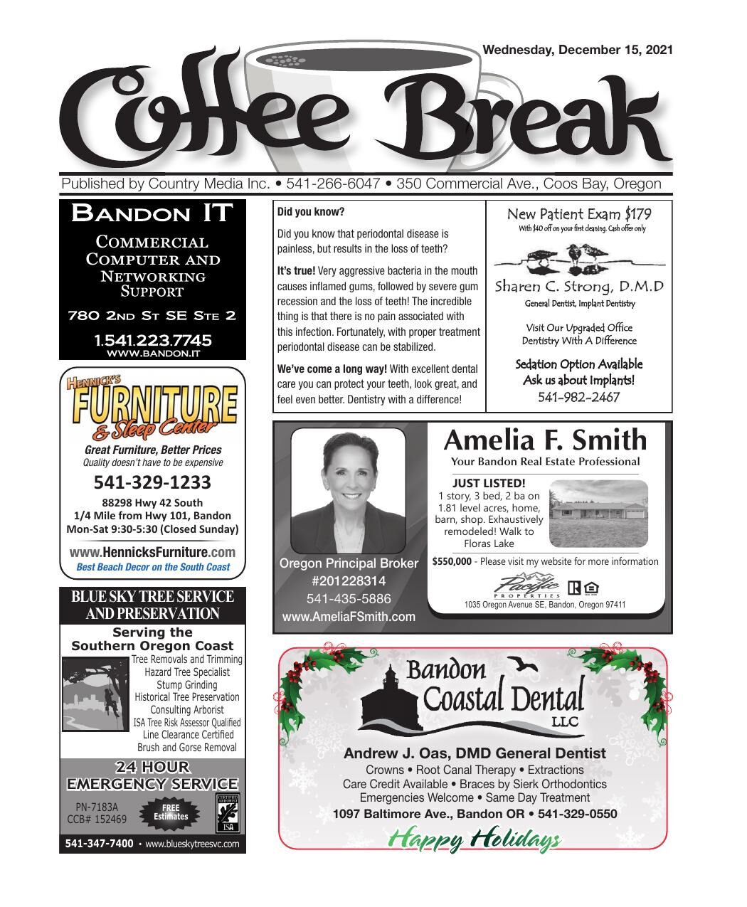 December 20, 2021 Coffee Break