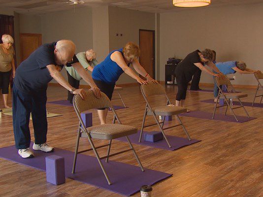 yoga on chair for seniors