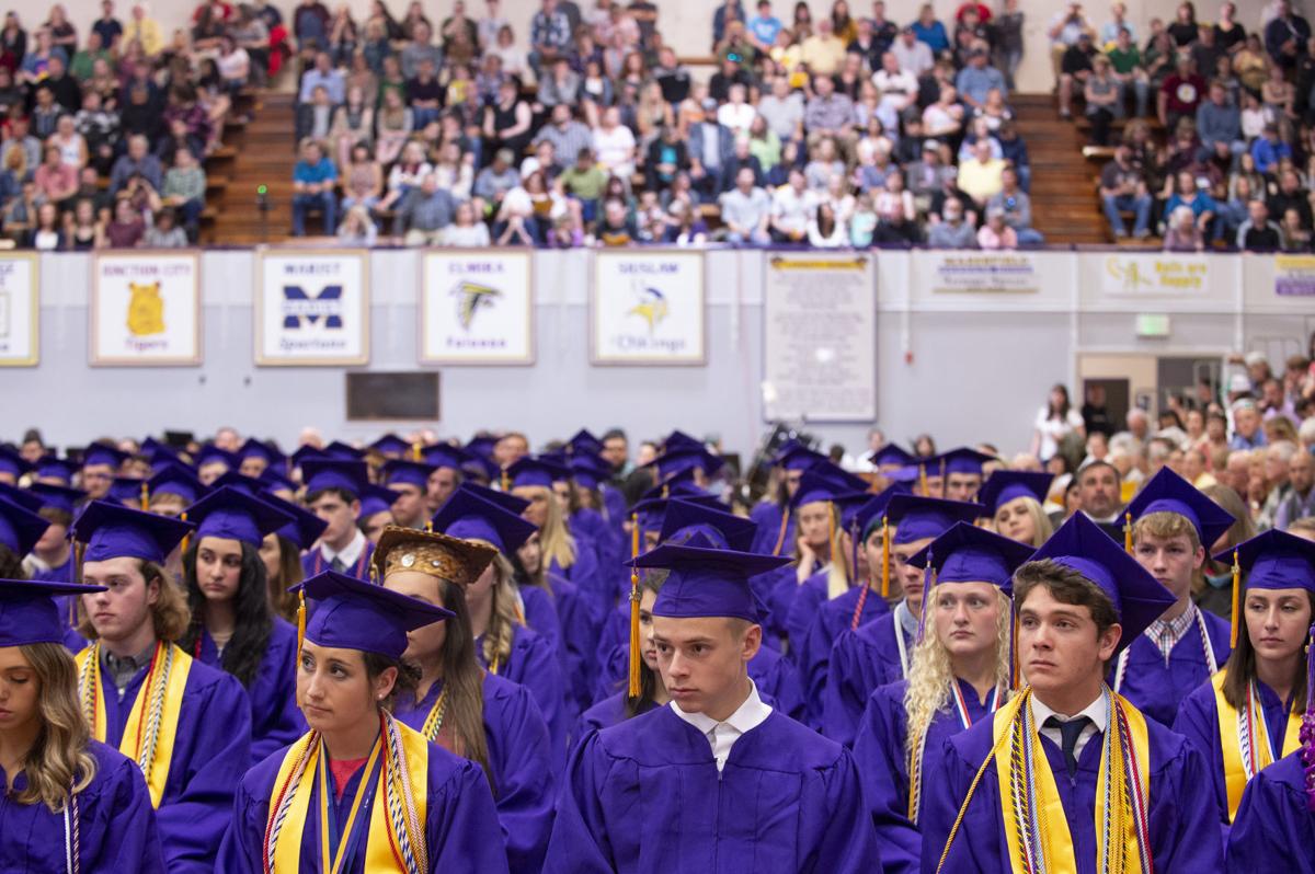 Marshfield High School graduate also earns associate's degree