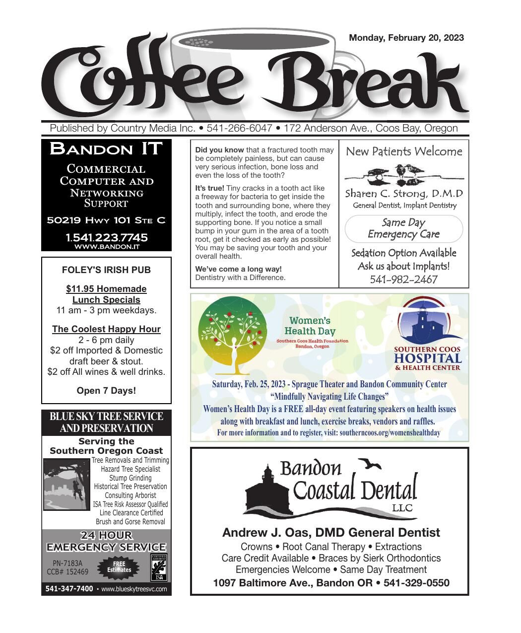 February 20, 2023 Coffee Break