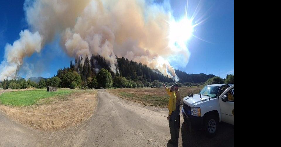 Forest fire causes evacuation of residents near Mapleton Local News