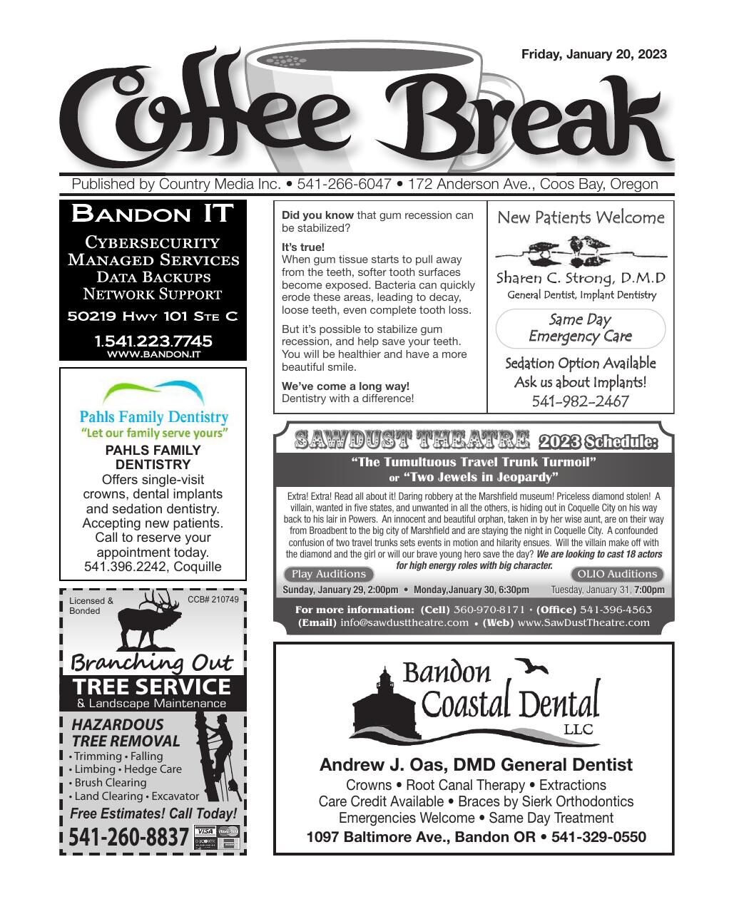 January 20, 2023 Coffee Break