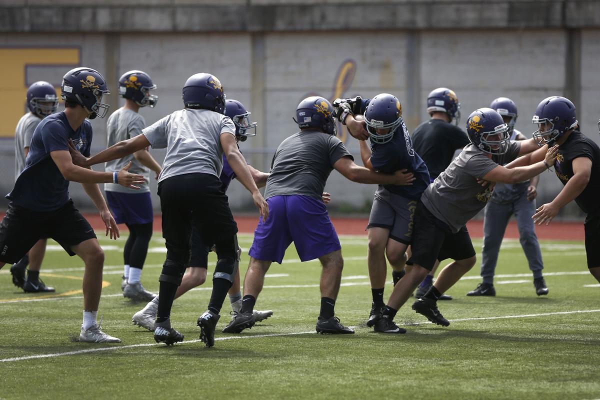 First day of Pirate football