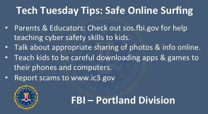 Safe Online Surfing — FBI