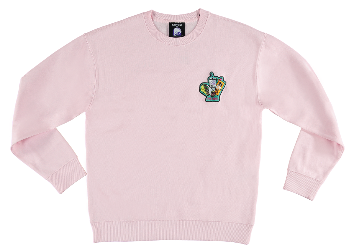 Taco bell patch sweatshirt top