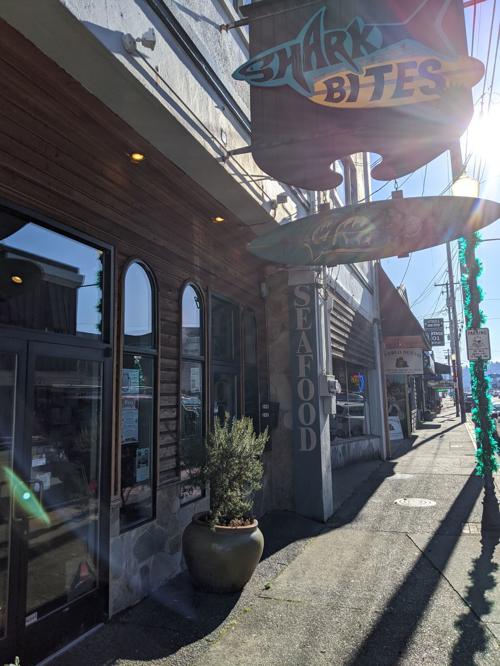 shark bites exterior