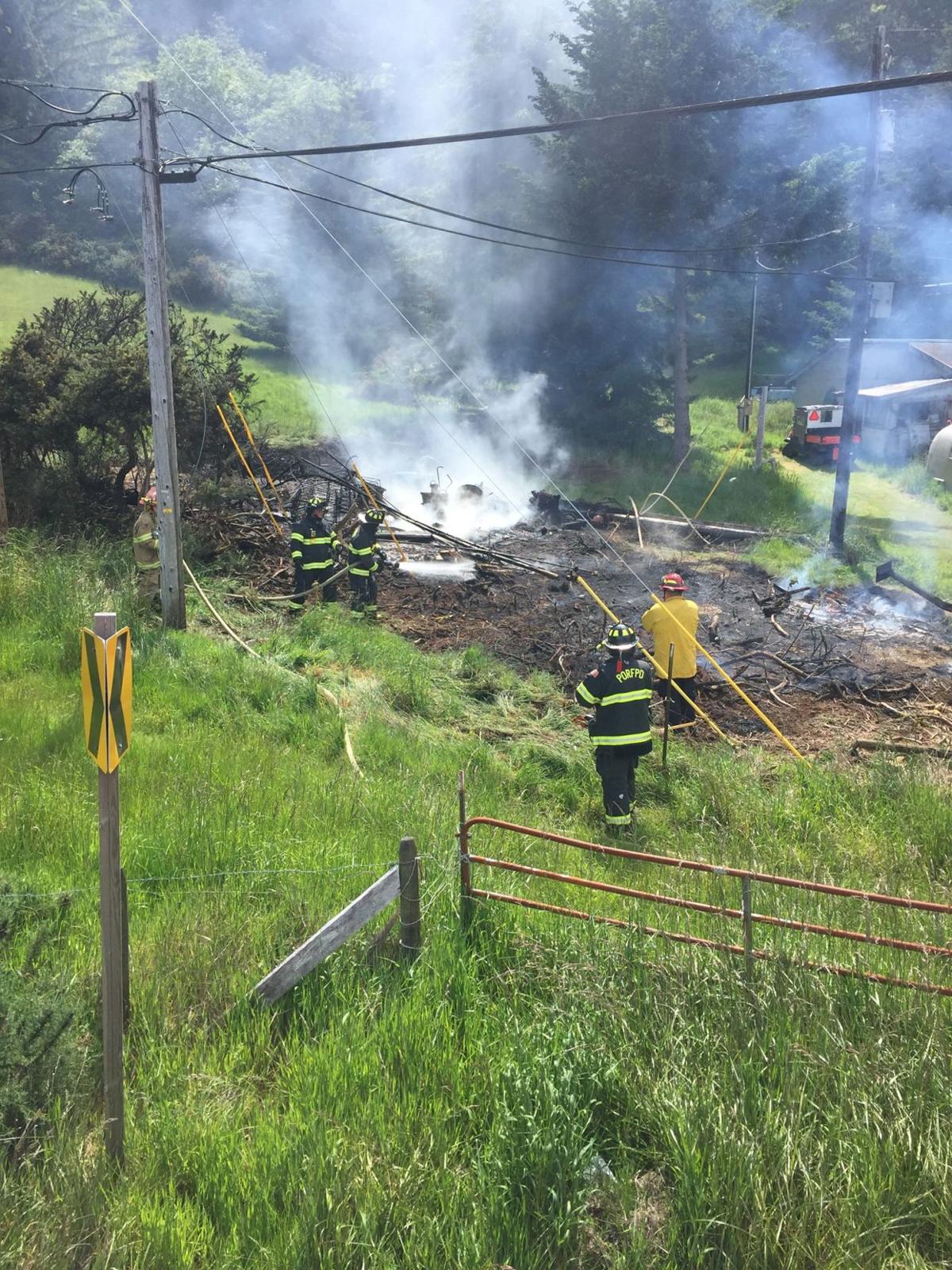 Fire doused on Elk River Road Bandon News