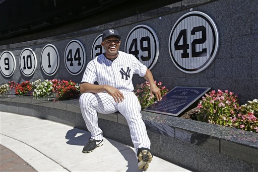 Mariano Rivera Wearing Jackie Robinson's 42 to the End - The New York Times