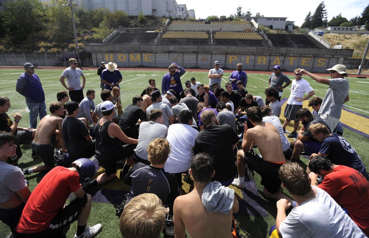First day of Pirate football