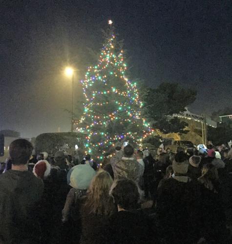 Christmas tree lighting 2022 coos bay oregon