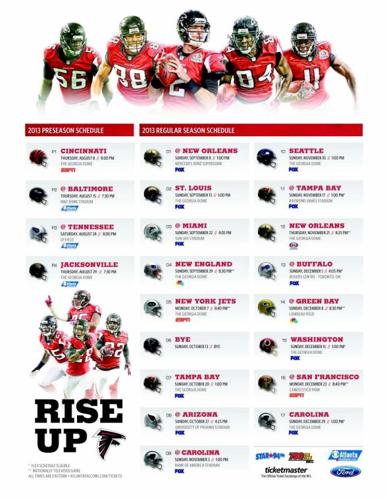 2013 Atlanta Falcons schedule, Archives