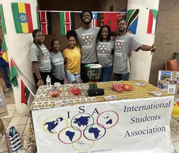 International Students At Expo