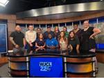 Group photo with the WJCL-22 Newsroom Team