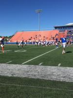 Spring football shows talent on team