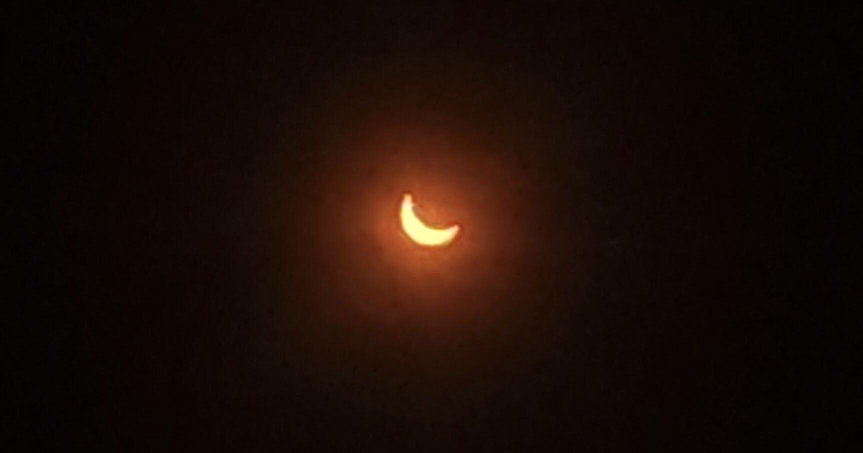 JMC Gathers to Gaze at Solar Eclipse - Vimarsana News