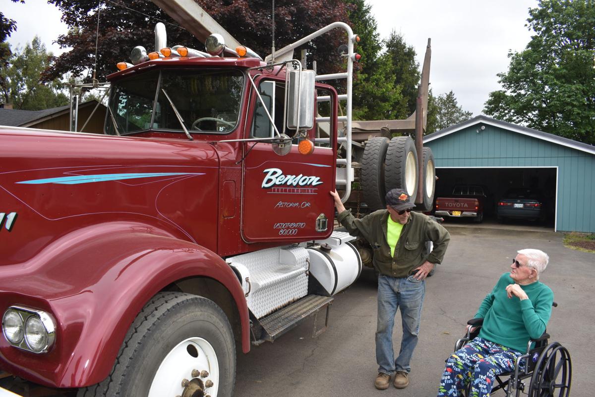 log truck returns to visit original owner decades after sale