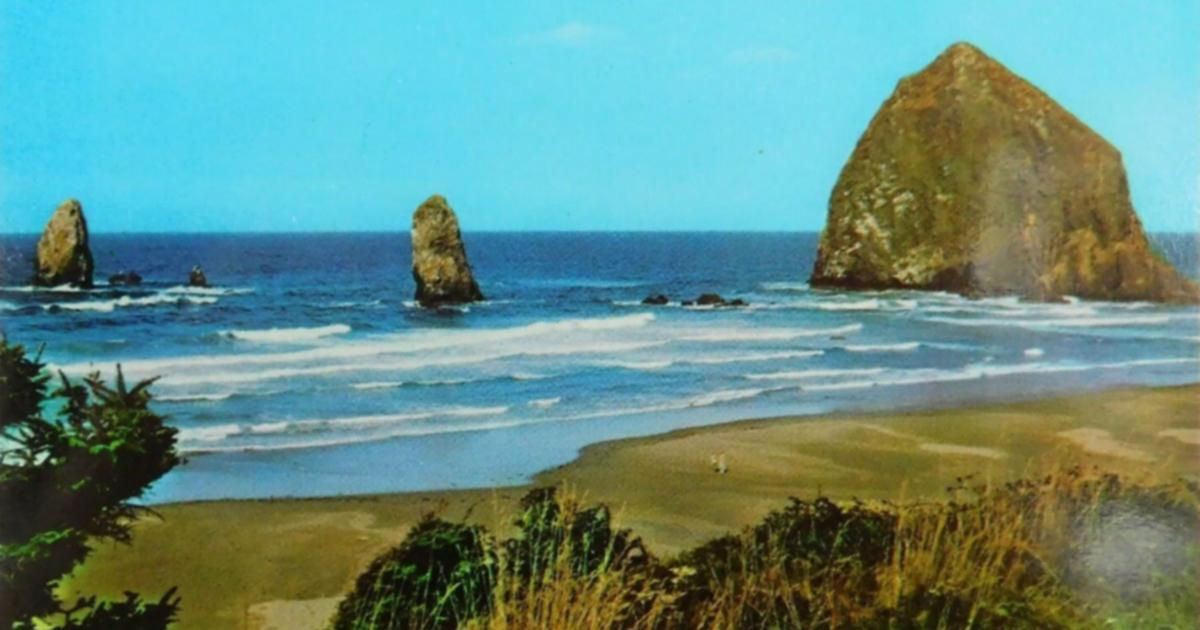 Haystack Rock Target Offbeat Oregon History: Haystack Rock, tempting target for daredevil ...