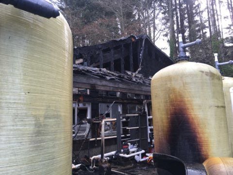 Fire Agencies Respond To Fire At Whiskey Creek Shellfish Hatchery ...