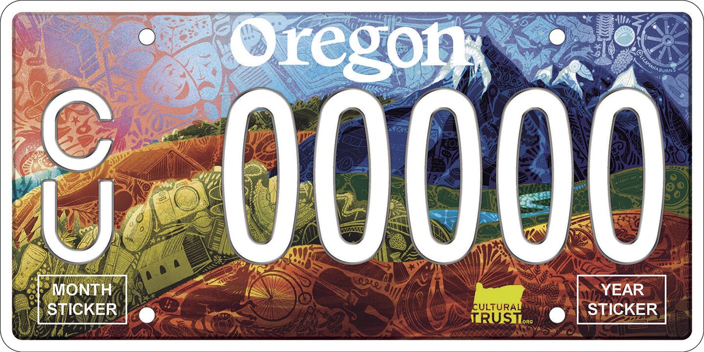 Oregon Cultural Trust license plate gets new design News tillamookheadlightherald