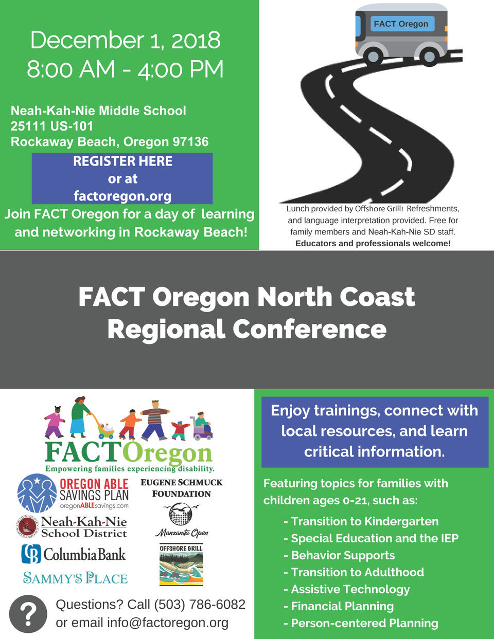 FACT Oregon North Coast Regional Conference Community