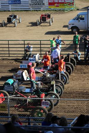 Tillamook county fair pig and ford races #3