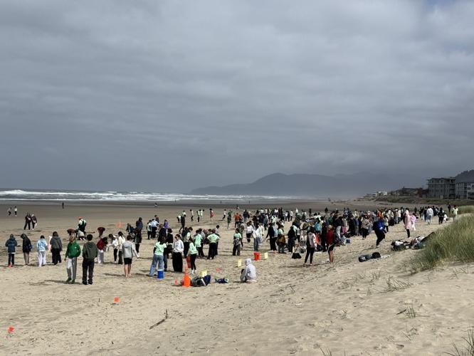 Valley Catholic students clean up Rockaway Beach | News |  tillamookheadlightherald.com