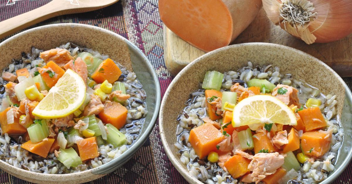 Recipe: Wild Rice with Salmon Stew | Local people Recipe: Wild Rice with Salmon Stew | Local people