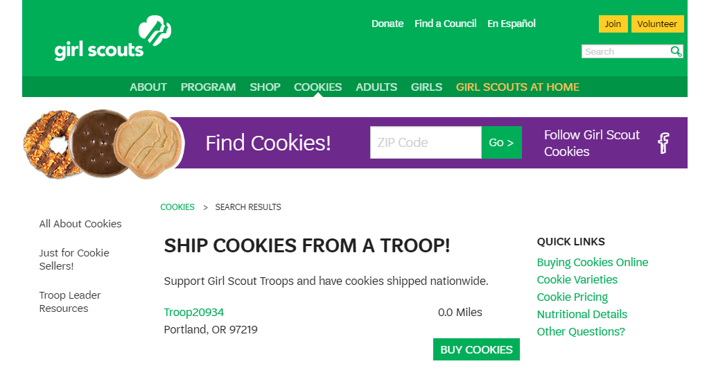 Online Girl Scout Cookie ordering now available Community