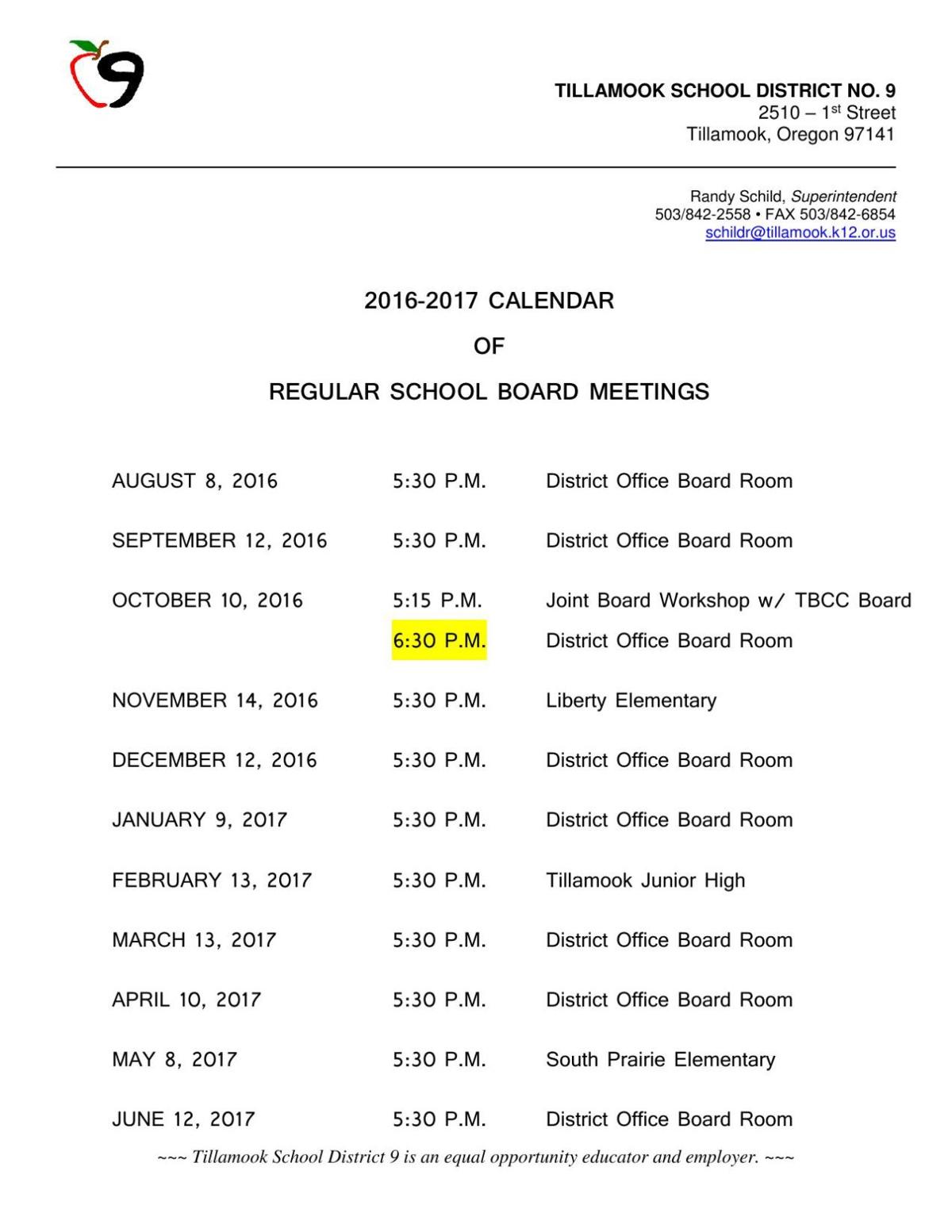 Tillamook School District registration information | |  tillamookheadlightherald.com