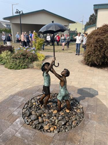 Maxwell library park fountain